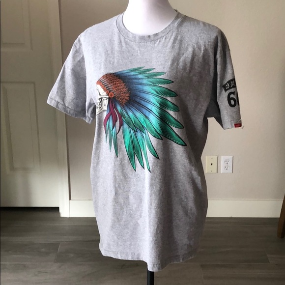 Vans Tops - Vans Skull in Headress Tee